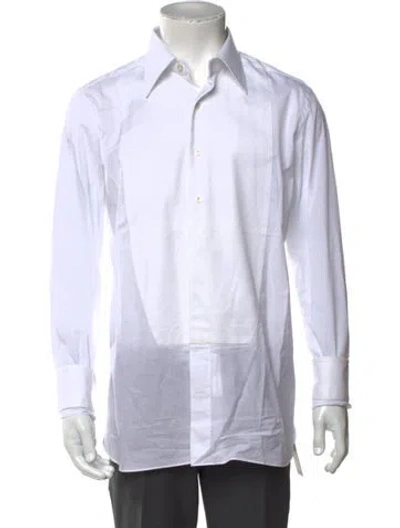 Pre-owned Tom Ford Long Sleeve Shirt In White