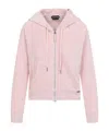Tom Ford Towelling Hoodie With Hood And Pockets In Pink