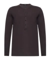 Tom Ford Long Sleeve T-shirt In Brown