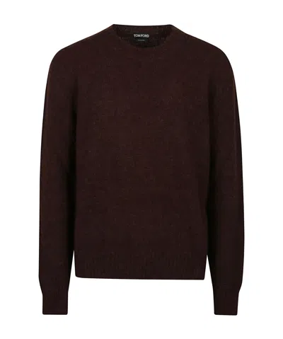 TOM FORD TOM FORD LONG-SLEEVED BRUSHED JUMPER