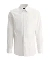 Tom Ford Broadcloth Button Long Sleeve Shirt In White