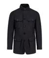 Tom Ford Long-sleeved Button-up Jacket In Black
