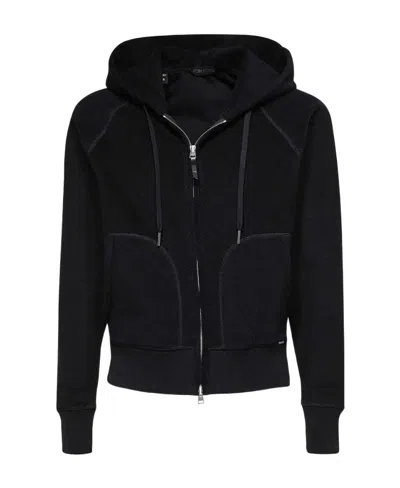 Tom Ford Long-sleeved Casual Jacket In Black