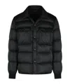 Tom Ford "techno Satin" Padded Jacket In Black