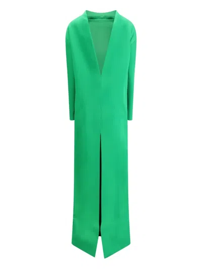 Tom Ford Long-sleeved Dress In Green