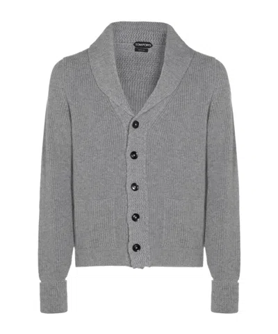 TOM FORD TOM FORD V-NECK BUTTONED CARDIGAN