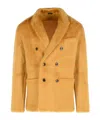 Tom Ford Cashmere Blend Sweater Button Detailing In Brown