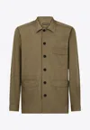 Tom Ford Long-sleeved Pajama Shirt In Green