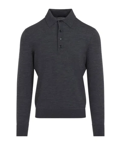TOM FORD LONG-SLEEVED POLO SHIRT