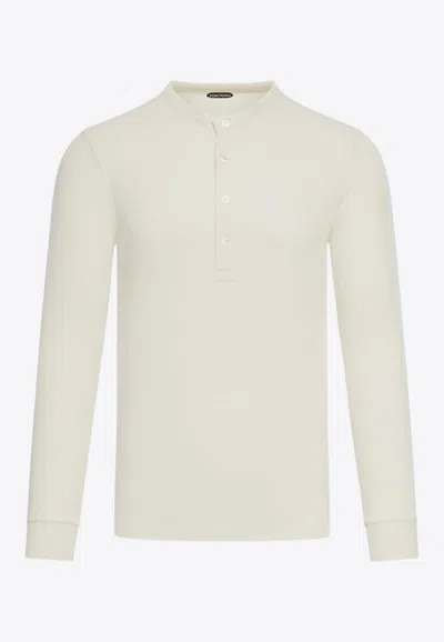 TOM FORD LONG-SLEEVED RIBBED T-SHIRT