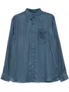 Tom Ford Long-sleeved Shirt In Blue