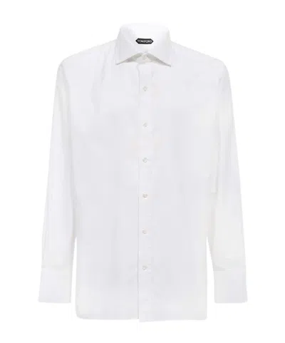 Tom Ford Long-sleeved Shirt In White