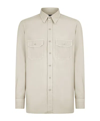 Tom Ford Long-sleeved Shirt In White