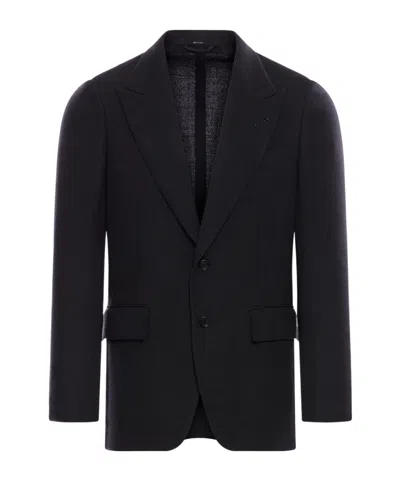 TOM FORD TOM FORD BASKET WEAVE SHELTON CARDIGAN JACKET