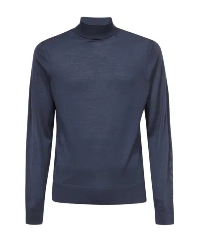 Tom Ford Long-sleeved Sweater In Blue