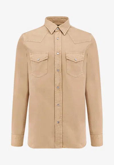 TOM FORD LONG-SLEEVED WESTERN SHIRT