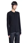 Tom Ford Maglia Henley In Black