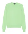 Tom Ford Cashmere Crew Neck Sweater Long Sleeves In Green
