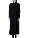 Tom Ford Concealed-fastening Virgin-wool Coat In Blue