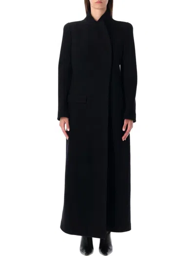 Tom Ford Tailored Wool Long Coat Collection In Blue