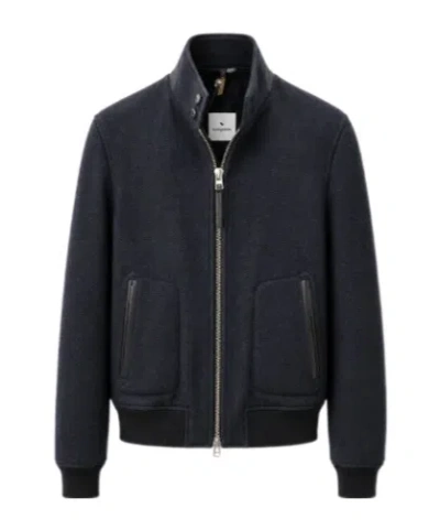 Tom Ford Long-sleeve Casual Jacket In Blue