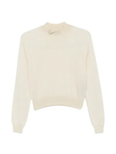 Tom Ford Long-sleeve High-neck Sweater In Neutral