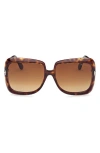 Tom Ford Lorelai 59mm Square Sunglasses