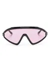 Tom Ford Lorna Oversize-frame Sunglasses In Black