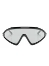 Tom Ford Lorna Shield-frame Sunglasses In Schwarz