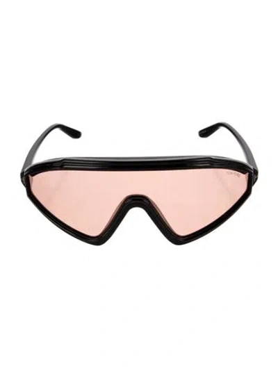 Pre-owned Tom Ford Lorna Shield Sunglasses In Black