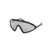 Tom Ford Lorna Smoke Mirror Shield Men's Sunglasses Ft1121 01c 00 In Black