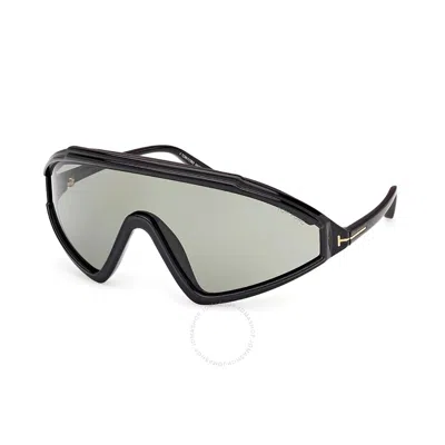 Tom Ford Men's 99 Mm Shiny Black Sunglasses