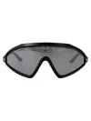 Tom Ford Eyewear Lorna Shield Frame Sunglasses In 01c Nero Lucido / Fumo Specchiato