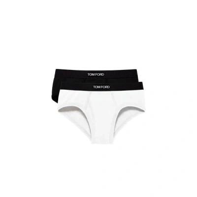 Tom Ford Lot De Deux Slips En Coton In Multi