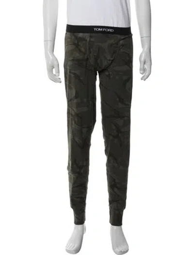 Pre-owned Tom Ford Lounge Bottoms In Green