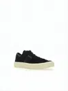 Tom Ford Low-top Suede And Mesh Sneakers With Distinctive Sole In Black