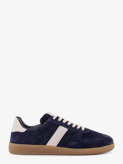 Tom Ford Low-top Suede Sneakers In Blue