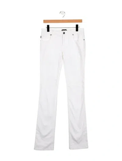 Pre-owned Tom Ford Low-rise Straight Leg Jeans In Neutral
