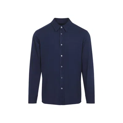 Tom Ford Ls Shirt In Blue