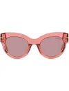 Tom Ford Lucilla Sunglasses In Rosa