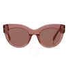 Tom Ford Lucilla Violet Cat Eye Ladies Sunglasses Ft1063 72z 51 In Ink / Pink / Violet