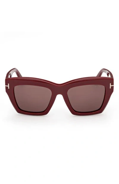 Tom Ford Luna 52mm Butterfly Sunglasses
