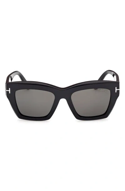 Tom Ford Luna 52mm Butterfly Sunglasses