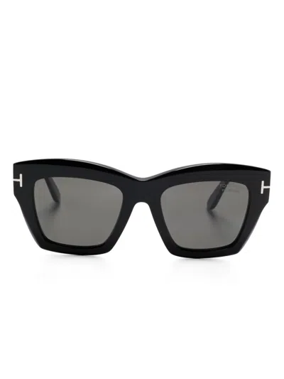 TOM FORD LUNA SQUARE-FRAME SUNGLASSES