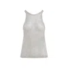 Tom Ford Lurex Knit Beige Viscose Top In Neutrals