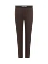 Tom Ford Lustrous Jersey Signature Leggings In Brown