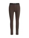 Tom Ford Lustrous Jersey Signature Leggings In Brown