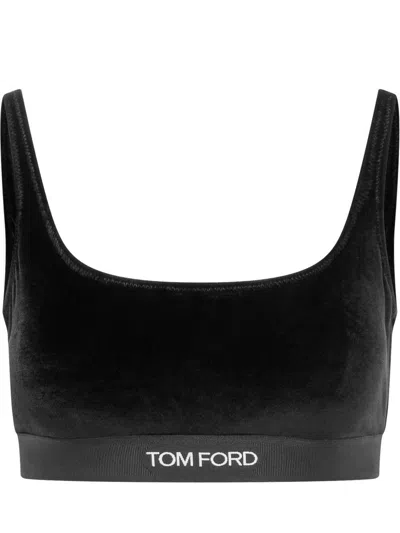 Tom Ford Lustrous Top In Black