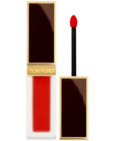 Tom Ford Luxe Matte Liquid Lipstick In Carnal Red (rosy Red With Orange Underto