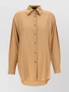 Tom Ford Luxe Silk Shirt With Long Sleeves And Pleated Back